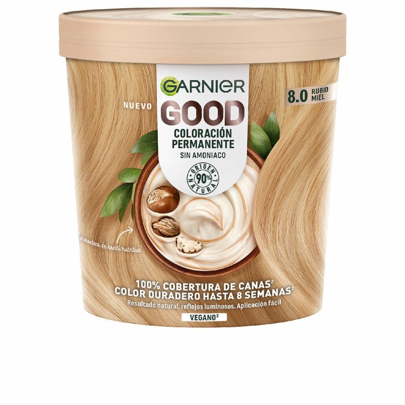 Teinture permanente Garnier Good Nº 8.0 Blond (1 Unités)