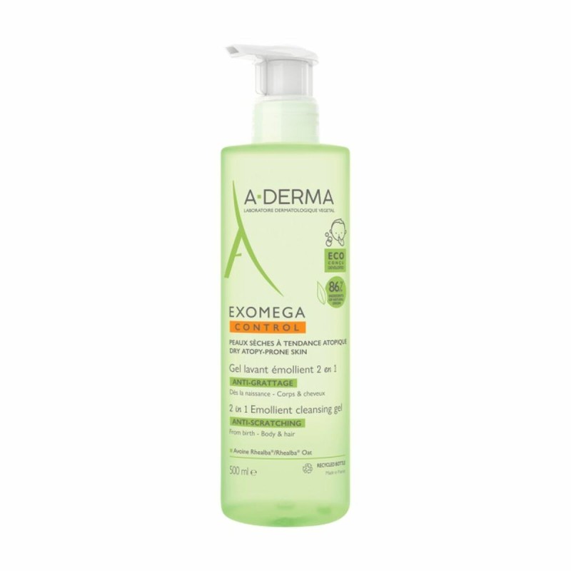 Écran solaire visage A-Derma Exomega Control 500 ml