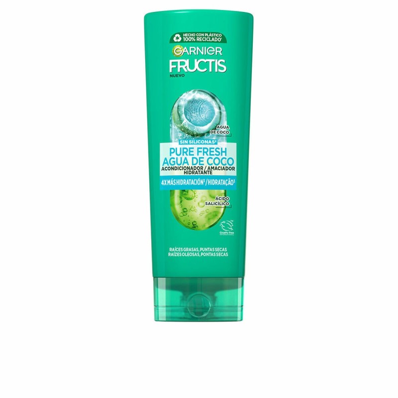 Conditionneur Démêlant Garnier Fructis Pure Fresh 300 ml Eau de Coco