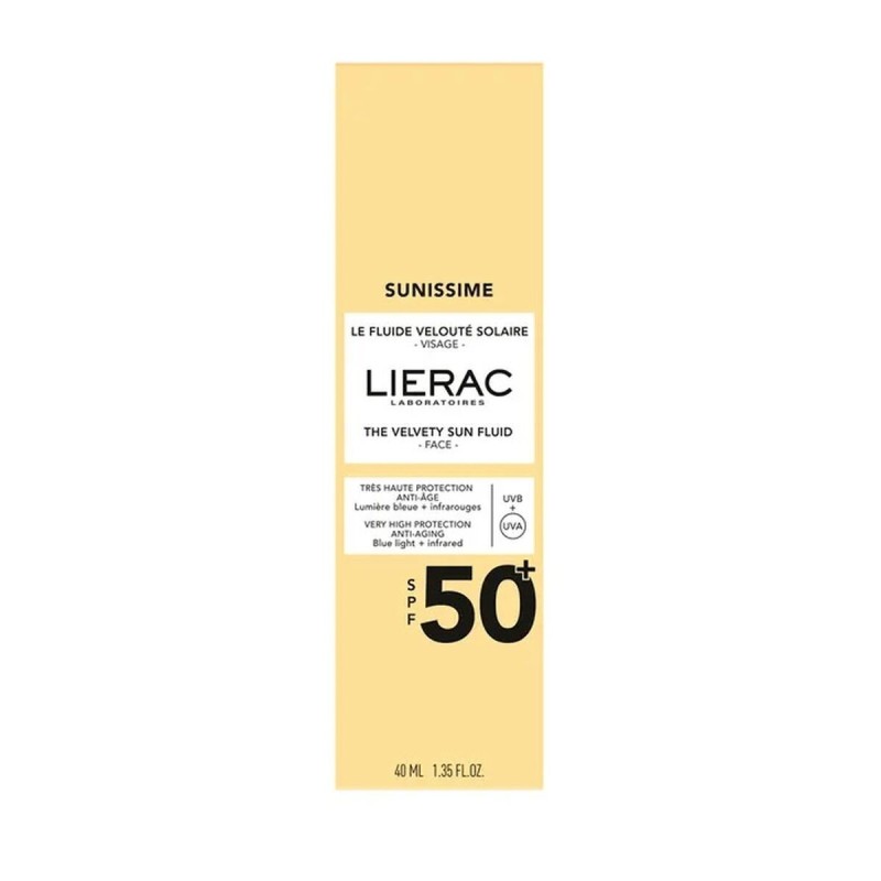 Lait solaire Lierac SUNISSIME Spf 50 40 ml Anti-âge