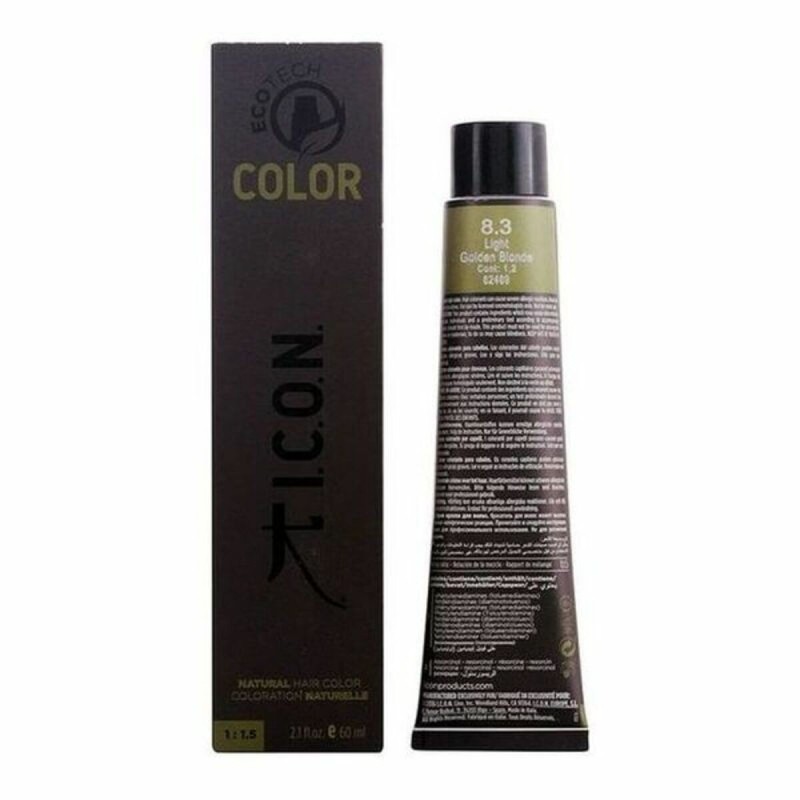 Teinture permanente Ecotech Color I.c.o.n. Ecotech Color Nº 9.0-rubio muy claro Nº 8.0-rubio claro 60 ml