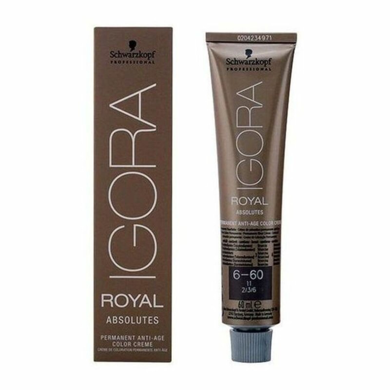 Teinture anti-âge permanente Igora Royal Absolutes Schwarzkopf 609494 Nº 6-60 Nº 6-60 60 ml