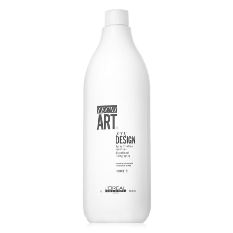 Laque de Fixation Forte L'Oreal Professionnel Paris Tecno Art Force 5 (1000 ml)