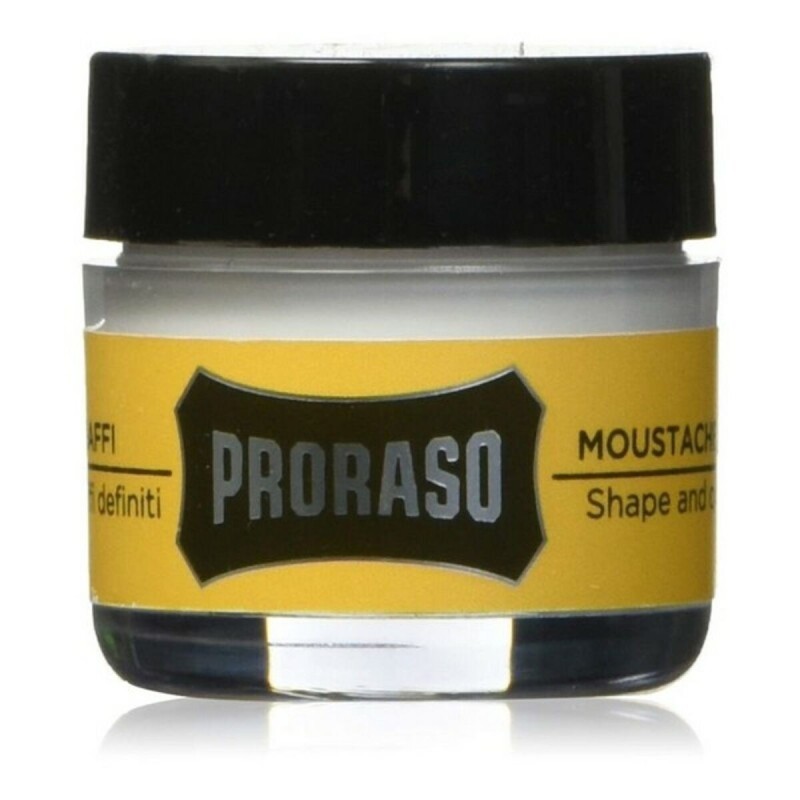 Cire modelante Yellow Proraso Wood And Spice Moustache 15 ml