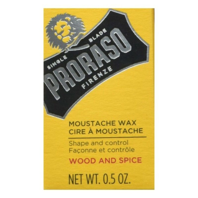 Cire modelante Yellow Proraso Wood And Spice Moustache 15 ml