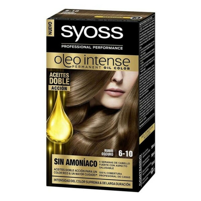 Teinture permanente   Syoss Olio Intense Sans ammoniaque Nº 6