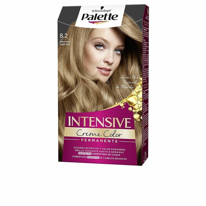 Teinture permanente Palette Schwarzkopf Blond clair N 8