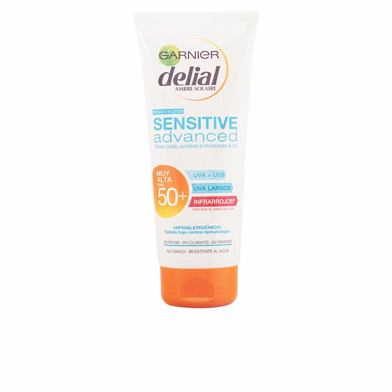 Lait solaire Garnier Sensitive Advanced SPF 50+ 200 ml