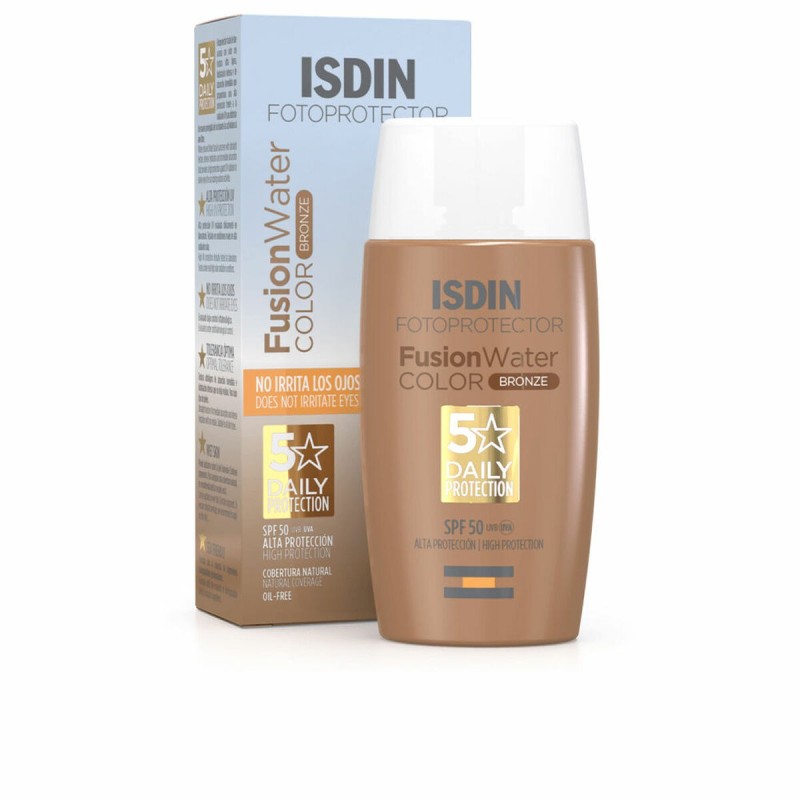 Crème Solaire Avec Couleur Isdin Fotoprotector Bronze Spf 50 50 ml