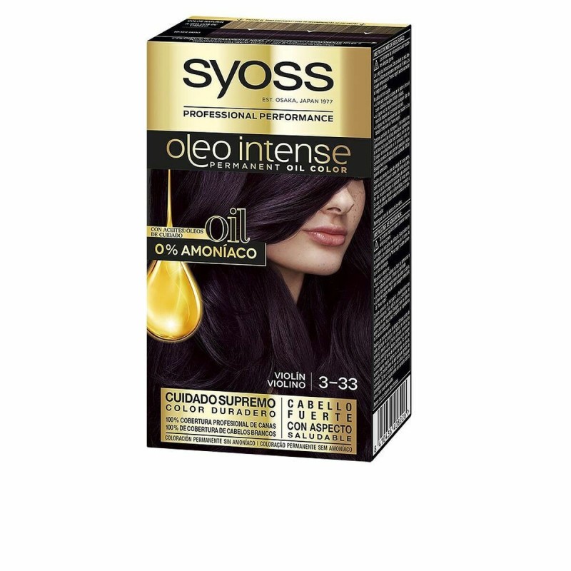 Teinture sans ammoniaque Syoss Olio Intense Nº 3