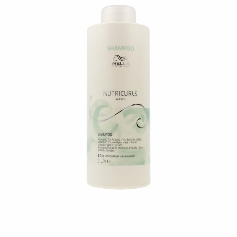 Shampooing pour cheveux bouclés Wella Nutricurls Ondulations définies (1000 ml)