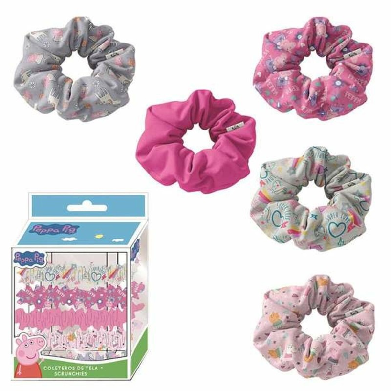 Elastiques pour Cheveux Peppa Pig Multicouleur