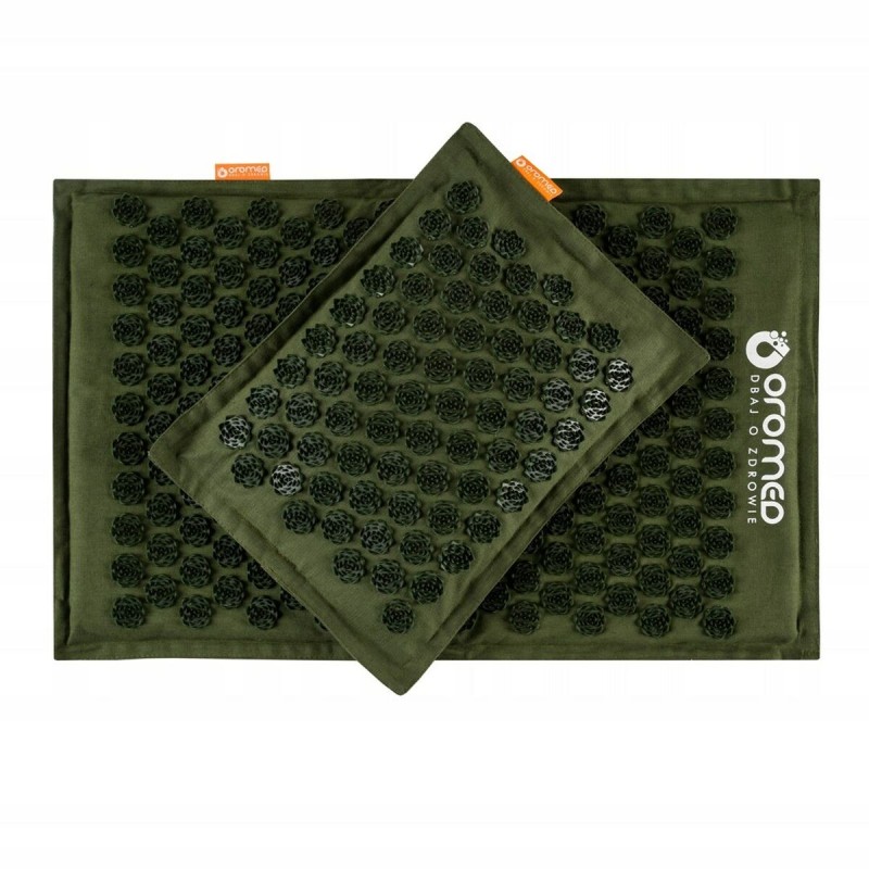 Tapis d'Acupression Matelassé Oromed ORO-HEALTH Vert 43 x 67 cm