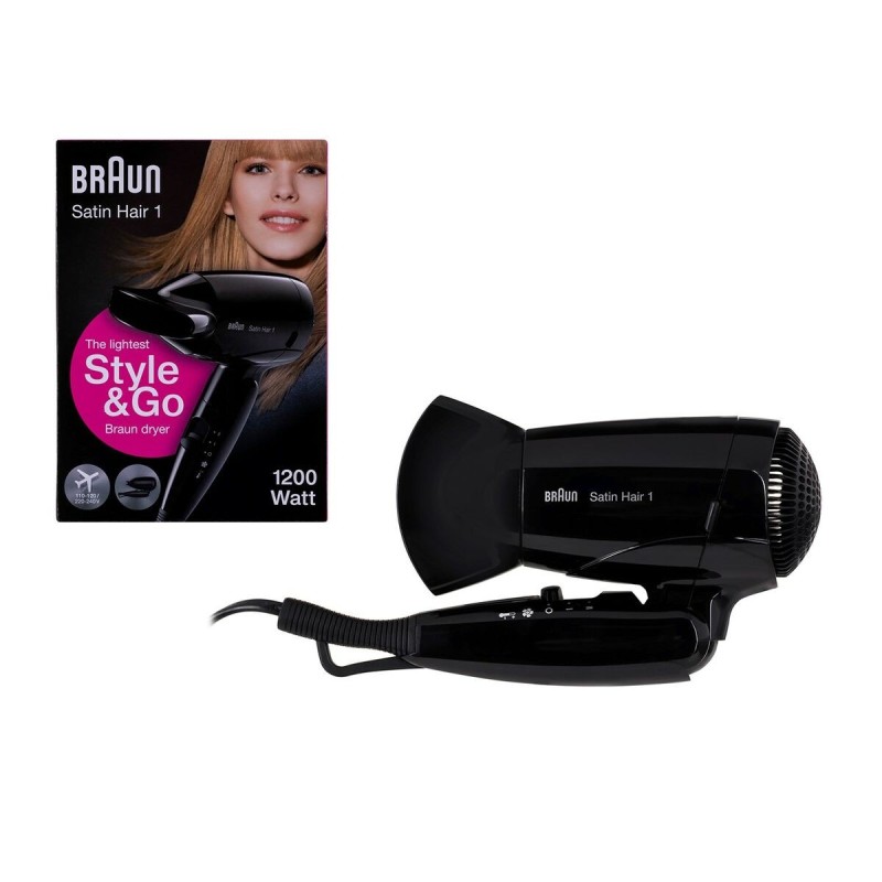 Sèche-cheveux Braun BRHD130E Noir 1200 W