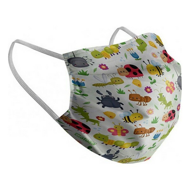 Masque en tissu hygiénique réutilisable Enfant Insectes