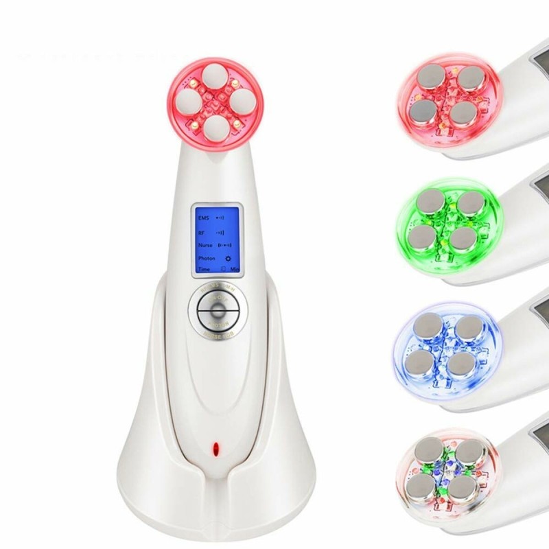 Masseur Facial avec Radiofréquence, Photothérapie et Électrostimulation Drakefor DKF-9901 Blanc