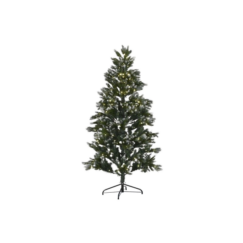 Sapin de Noël Home ESPRIT Vert Métal Polyéthylène Enneigé 120 x 120 x 180 cm