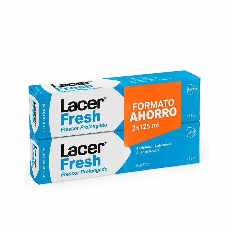 Dentifrice Blanchissant haleine Fraîche Lacer LacerFresh 2 x 125 ml