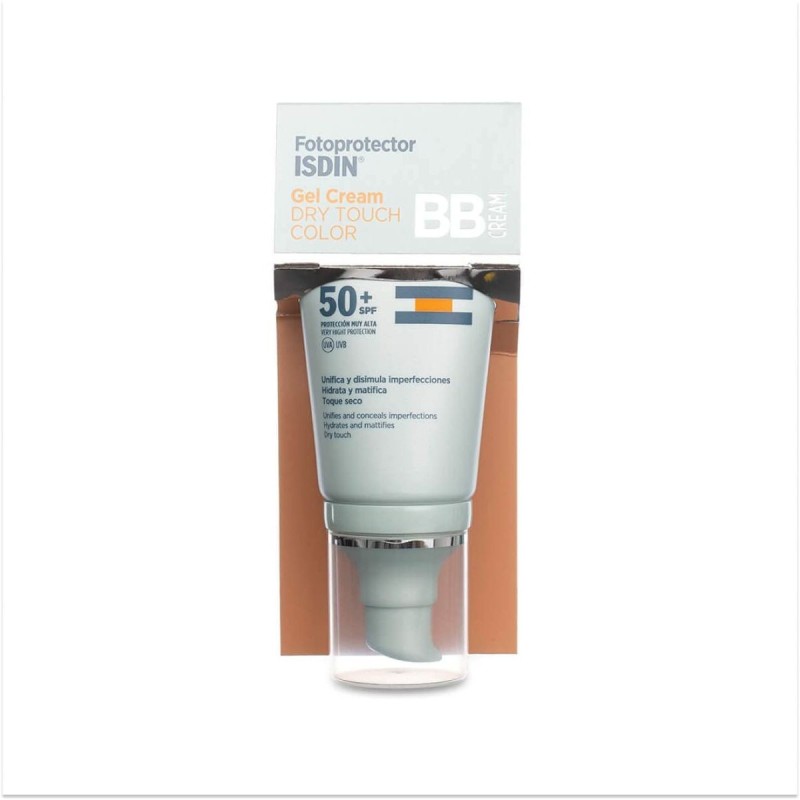 Crème Hydratante avec Couleur Isdin Fotoprotector Gel SPF 50+ 50 ml