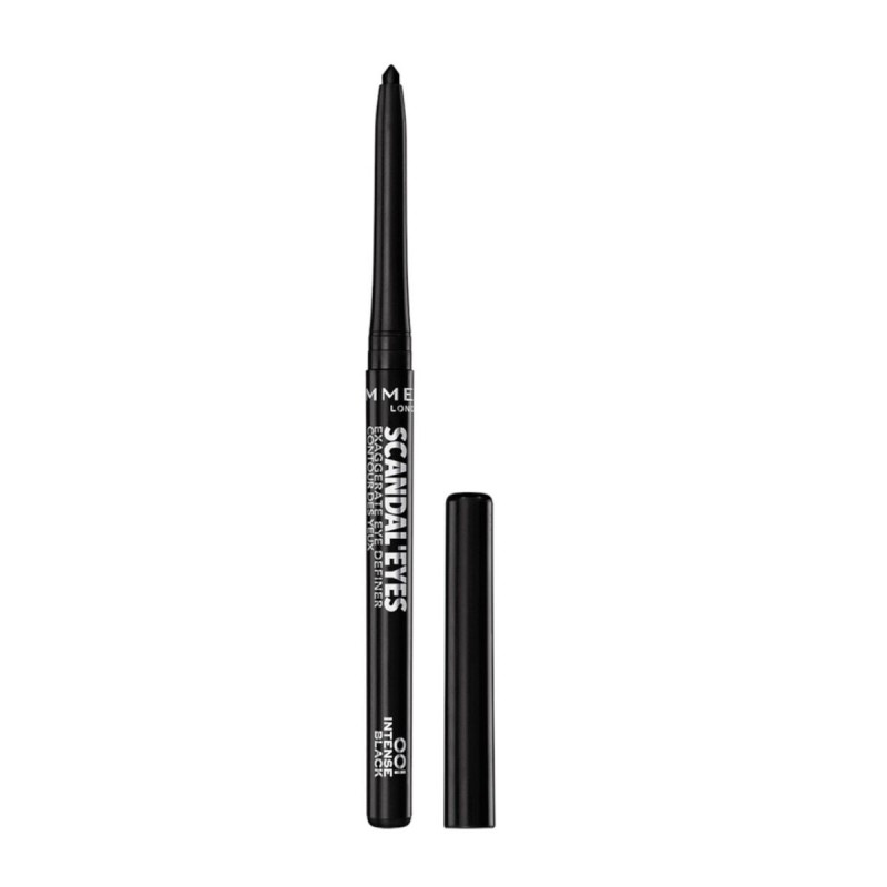 Crayon pour les yeux Rimmel London Scandaleyes Automatic Automatique Noir 0