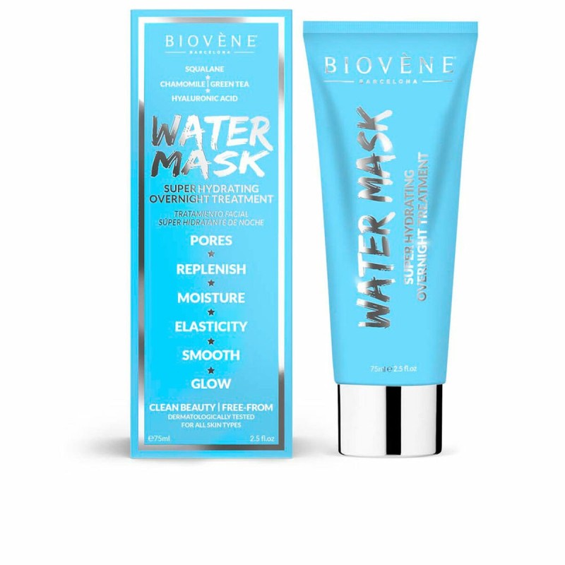 Crème visage Biovène Water Super Hydrating Overnight 75 ml