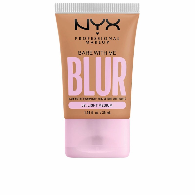 Base de maquillage liquide NYX Bare With Me Blur Nº 09-light medium 30 ml