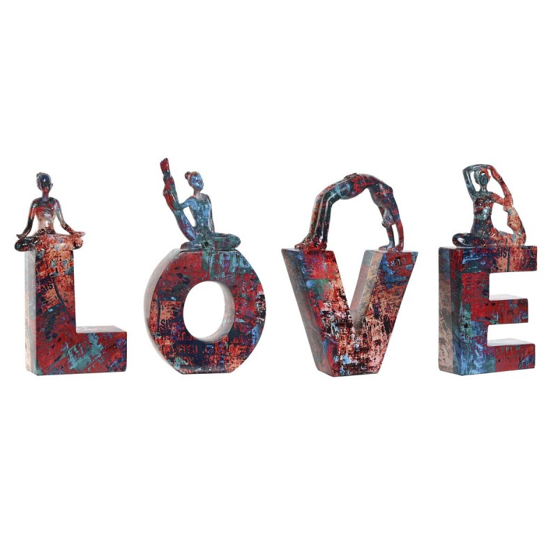 Figurine Décorative Home ESPRIT LOVE Multicouleur Résine Yoga 12