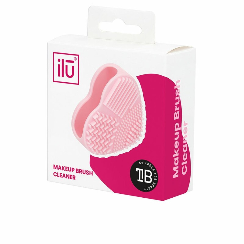 Nettoyeur pour pinceaux de maquillage Ilū Brush Cleaner Coeur Silicone (1 Unité)