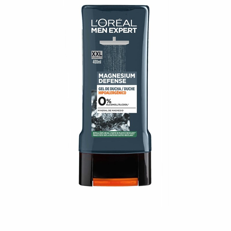 Gel de douche L'Oreal Make Up Men Expert Magnesium Defense (400 ml)