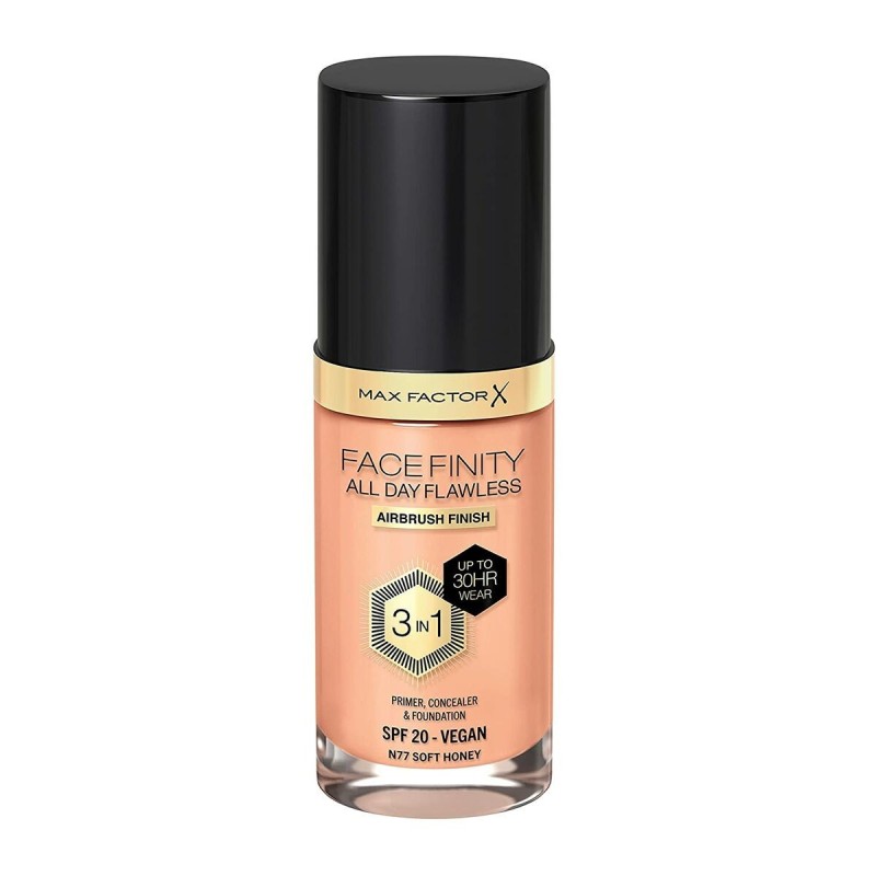 Base de Maquillage Crémeuse Max Factor Facefinity Nº 77 Soft honey 30 ml