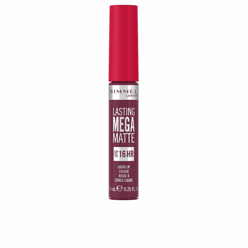 Rouge à lèvres Rimmel London Lasting Mega Matte Liquide Nº 940 Rock me purple 7