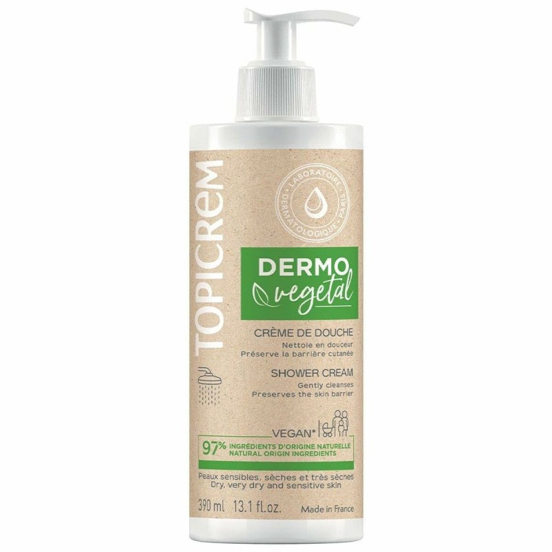 Crème de douche Topicrem Dermovegetal 390 ml