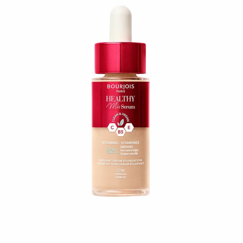 Base de maquillage liquide Bourjois Healthy Mix Sérum Nº 52W Vanilla 30 ml