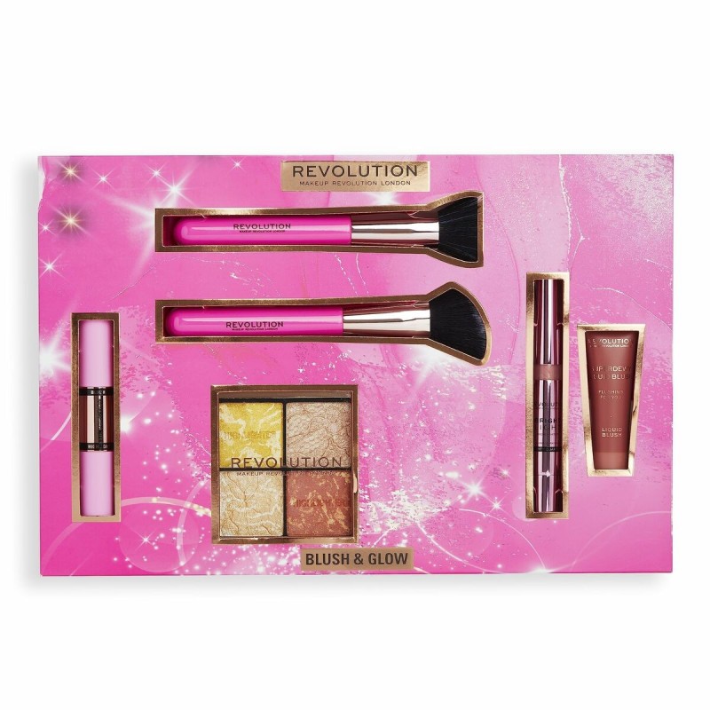 Set de Maquillage Revolution Make Up Blush & Glow 6 Pièces