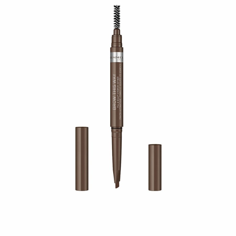 Crayon à sourcils Rimmel London Brow This Way Nº 02 Medium brown 0