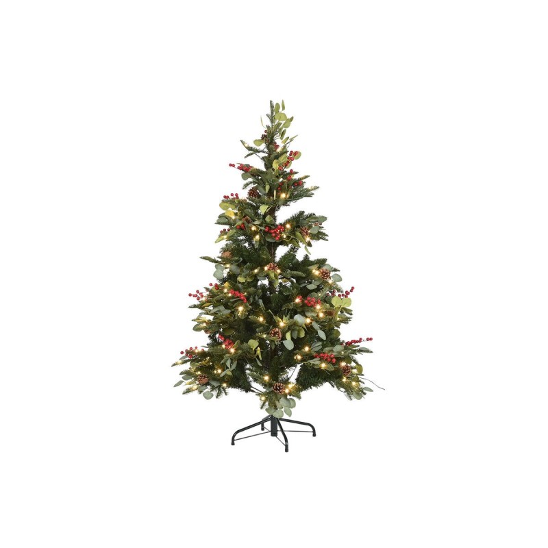 Sapin de Noël Home ESPRIT Rouge Vert PVC Métal 95 x 95 x 150 cm