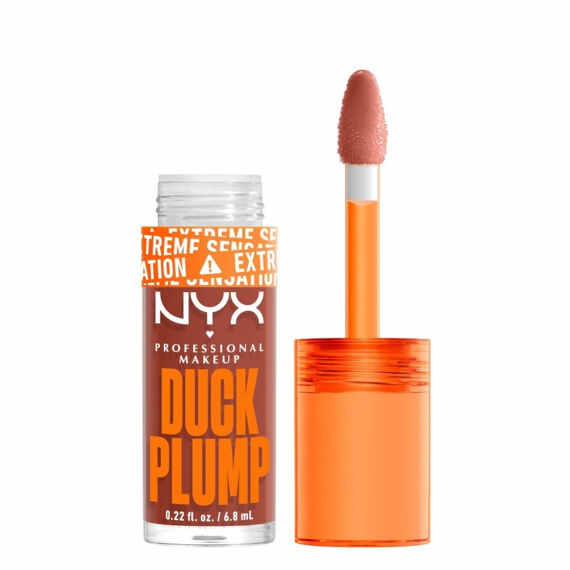 Brillant à lèvres NYX Duck Plump Brown of applause 6