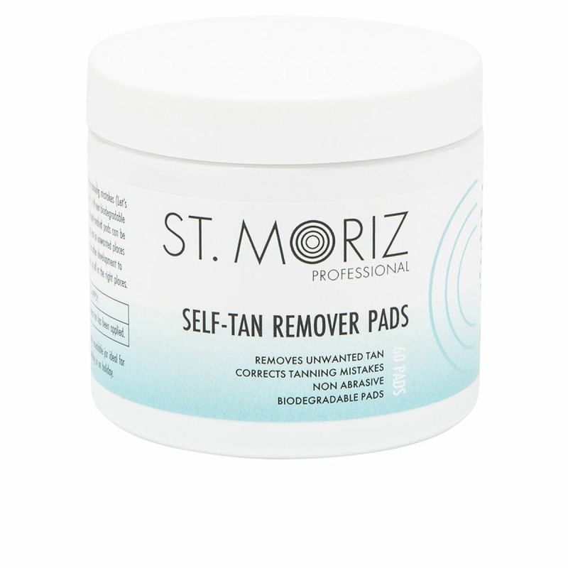 Disques pour le visage St. Moriz PROFESSIONAL ST. MORIZ Démaquillant Autobronzant (60 Unités)