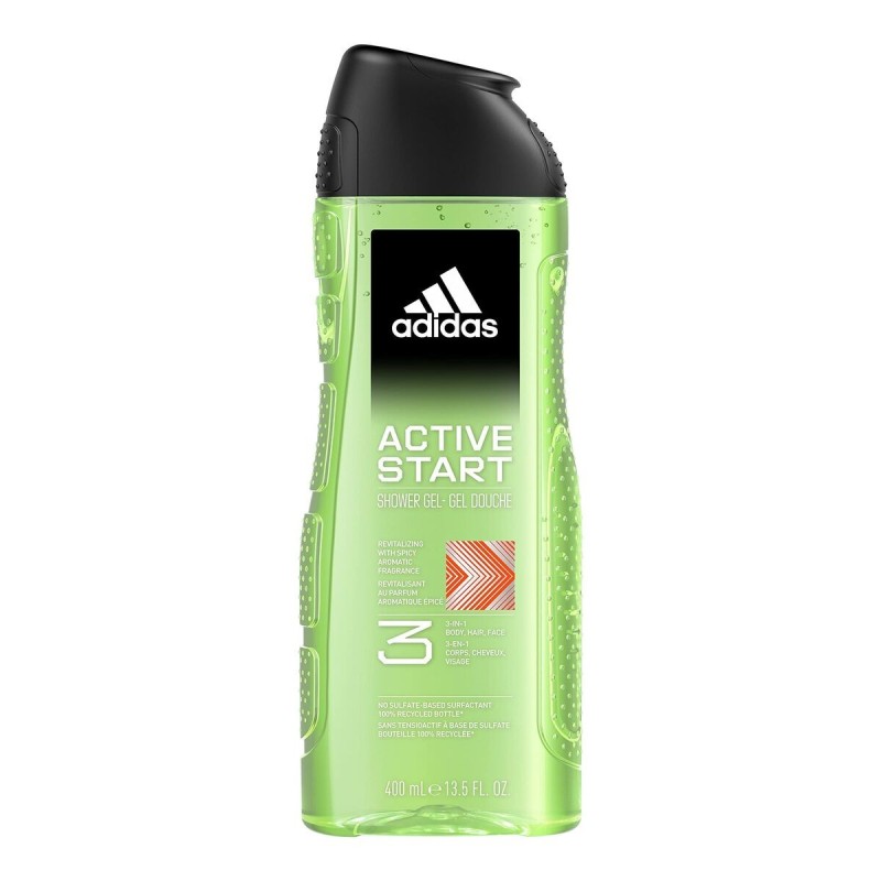 Gel et shampooing Adidas ACTIVE START 400 ml