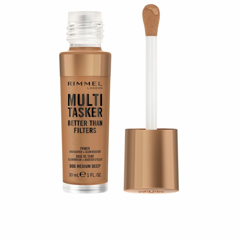 Pré base de maquillage Rimmel London THE MULTI-TASKER Nº 006 Medium deep 30 ml Éclaircissant