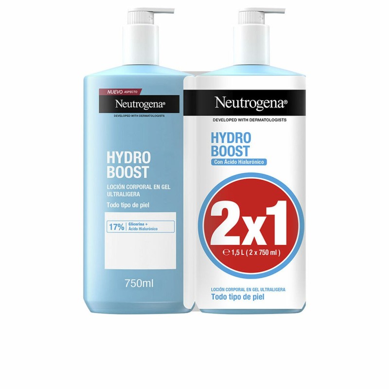 Lotion corporelle Neutrogena Hydro Boost 750 ml x 2 Gel Hydratant