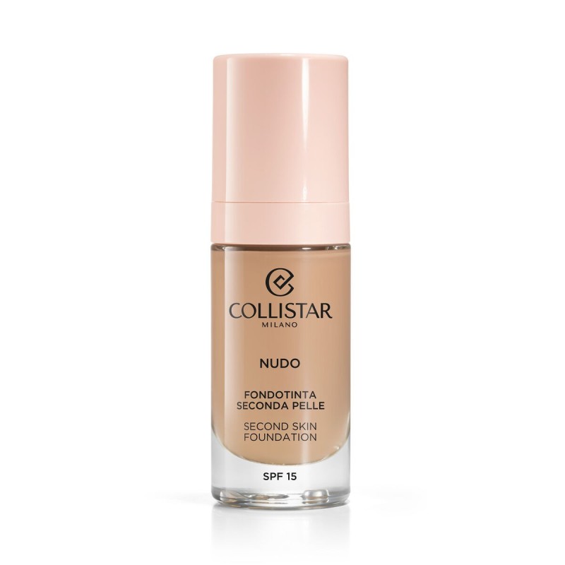 Fonds de teint liquides Collistar NUDO Nº 3R Naturale rosato Spf 15 30 ml