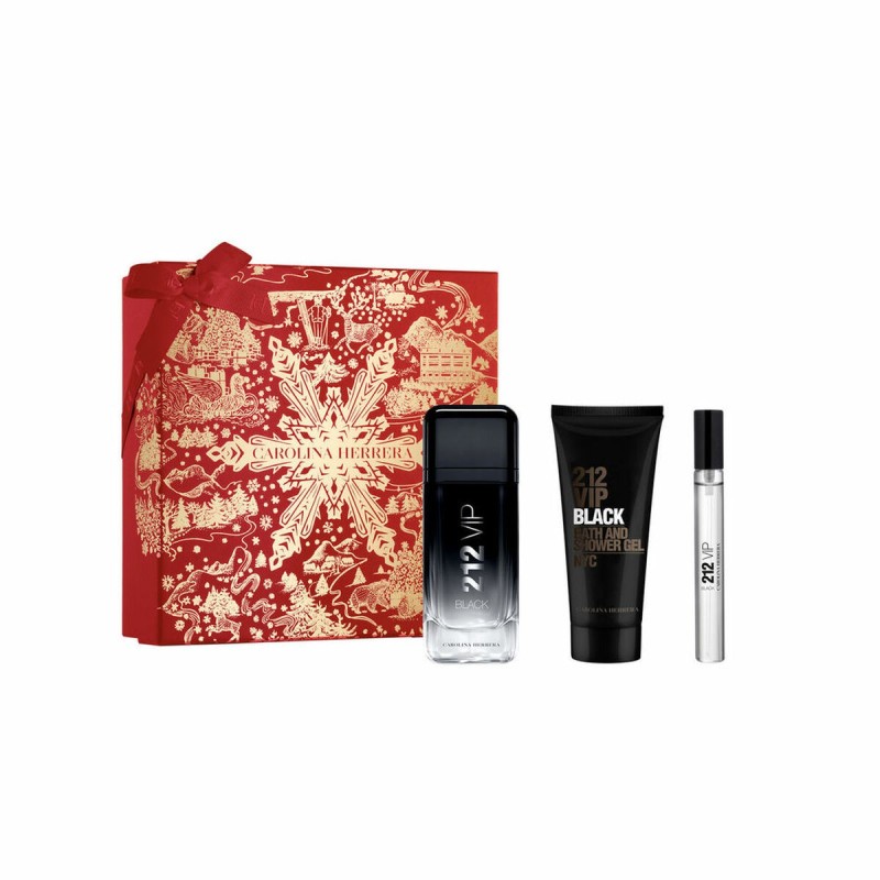 Set de Parfum Femme Carolina Herrera 212 VIP MEN 3 Pièces