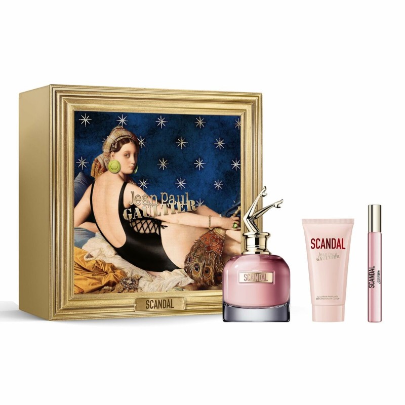 Set de Parfum Femme Jean Paul Gaultier Scandal EDP 3 Pièces