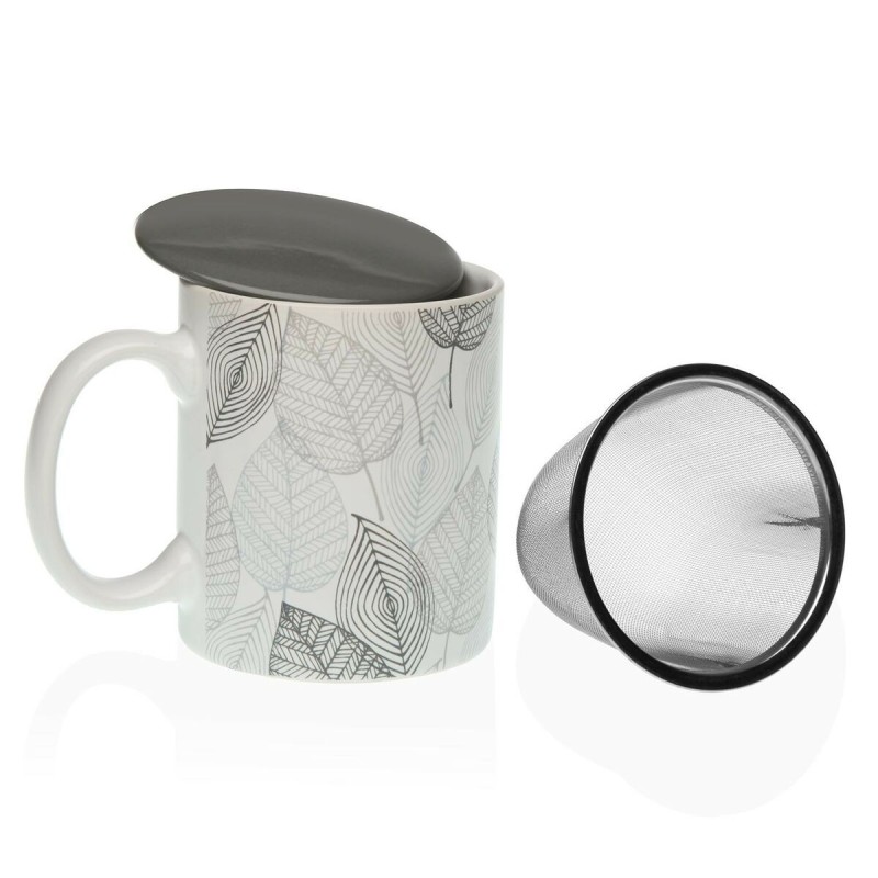 Tasse avec filtre pour infusions Versa Gardee Volets Porcelaine Grès