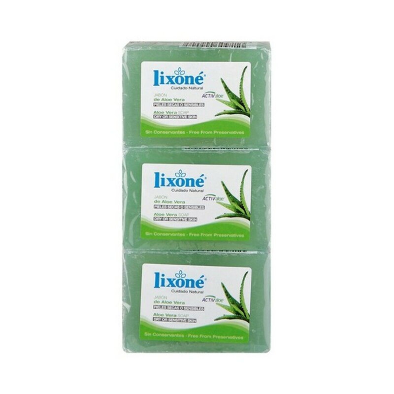 Savon en Glycérine Naturelle Aloe Vera Lixoné (3 uds)