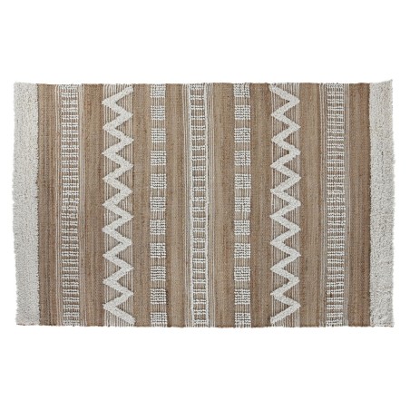 Tapis Home ESPRIT Blanc Marron Boho 160 x 230 x 1 cm