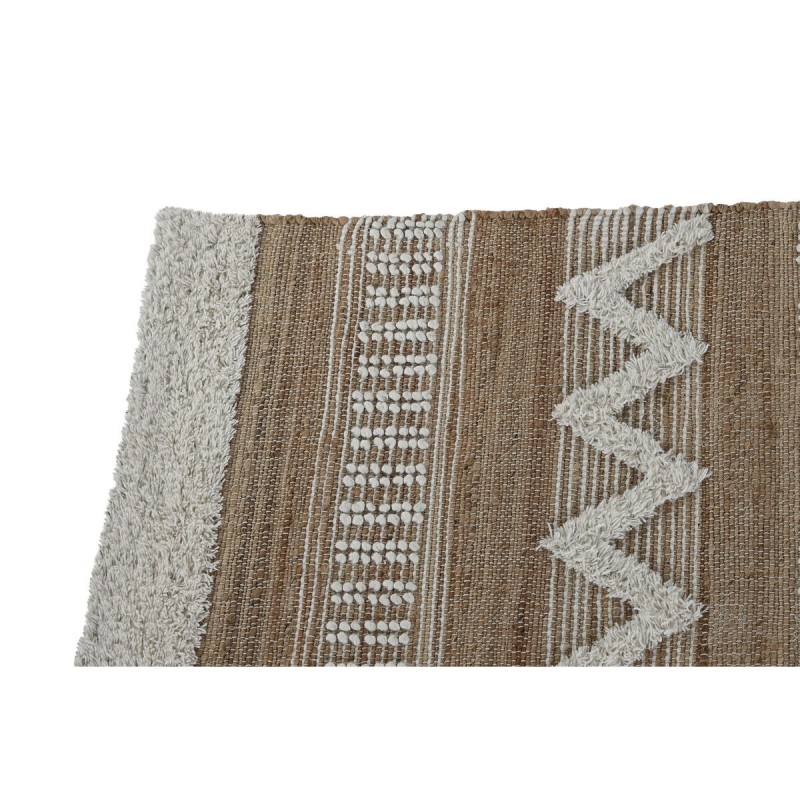 Tapis Home ESPRIT Blanc Marron Boho 160 x 230 x 1 cm