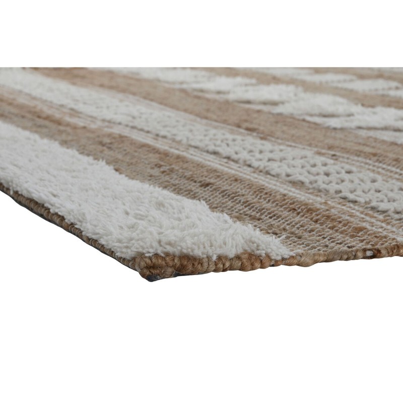 Tapis Home ESPRIT Blanc Marron Boho 160 x 230 x 1 cm