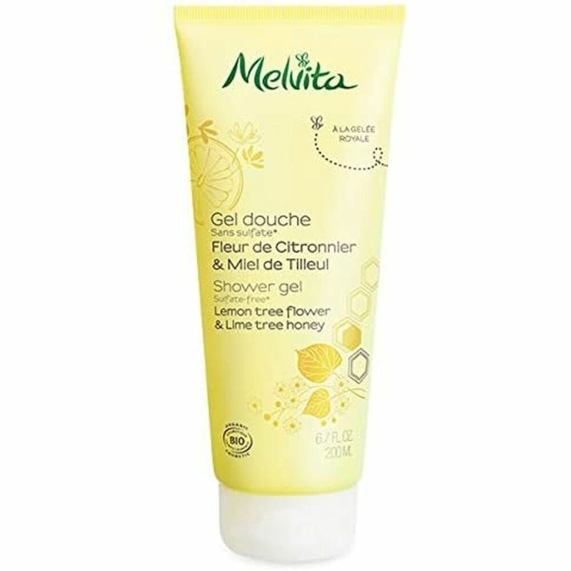 Gel de douche Fleur de Citronnier & Miel de Tilleul Melvita Gels Ducha Mieles Y Flores 200 ml